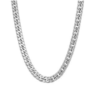 Sterling Silver Miami Cuban Curb Chain Necklace